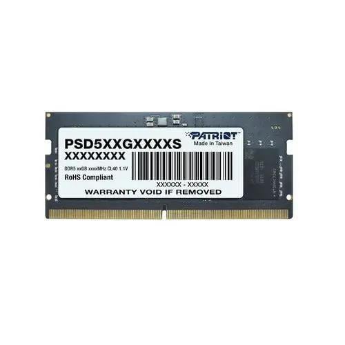 PATRIOT 16GB DDR5 4800MHZ CL40 NOTEBOOK RAMI SIGNATURE LINE PSD516G480081S
