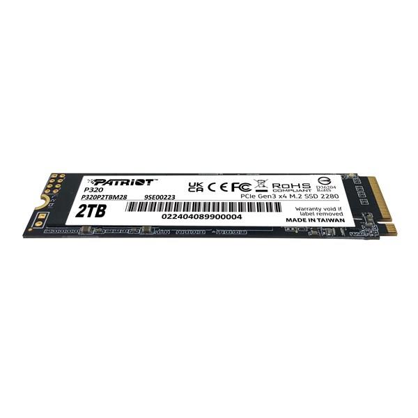 PATRIOT 2TB P320 P320P2TBM28 3000-2200MB/s M2 NVME GEN4 DİSK
