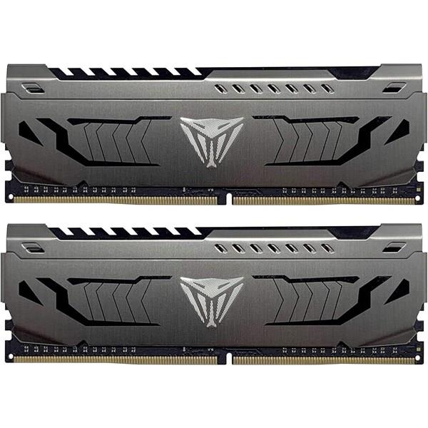 PATRIOT 32GB (2X 16GB) DDR4 3200MHZ CL16 DUAL KIT PC RAM VIPER STEEL PVS432G320C6K