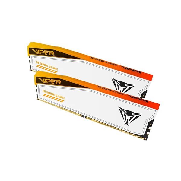 PATRIOT 32GB (2X 16GB) DDR5 6000MHZ CL36 RGB DUAL KIT PC RAM VIPER ELITE 5 TUF PVER532G60C36KT 