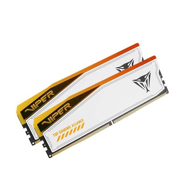 PATRIOT 32GB (2X 16GB) DDR5 6000MHZ CL36 RGB DUAL KIT PC RAM VIPER ELITE 5 TUF PVER532G60C36KT 