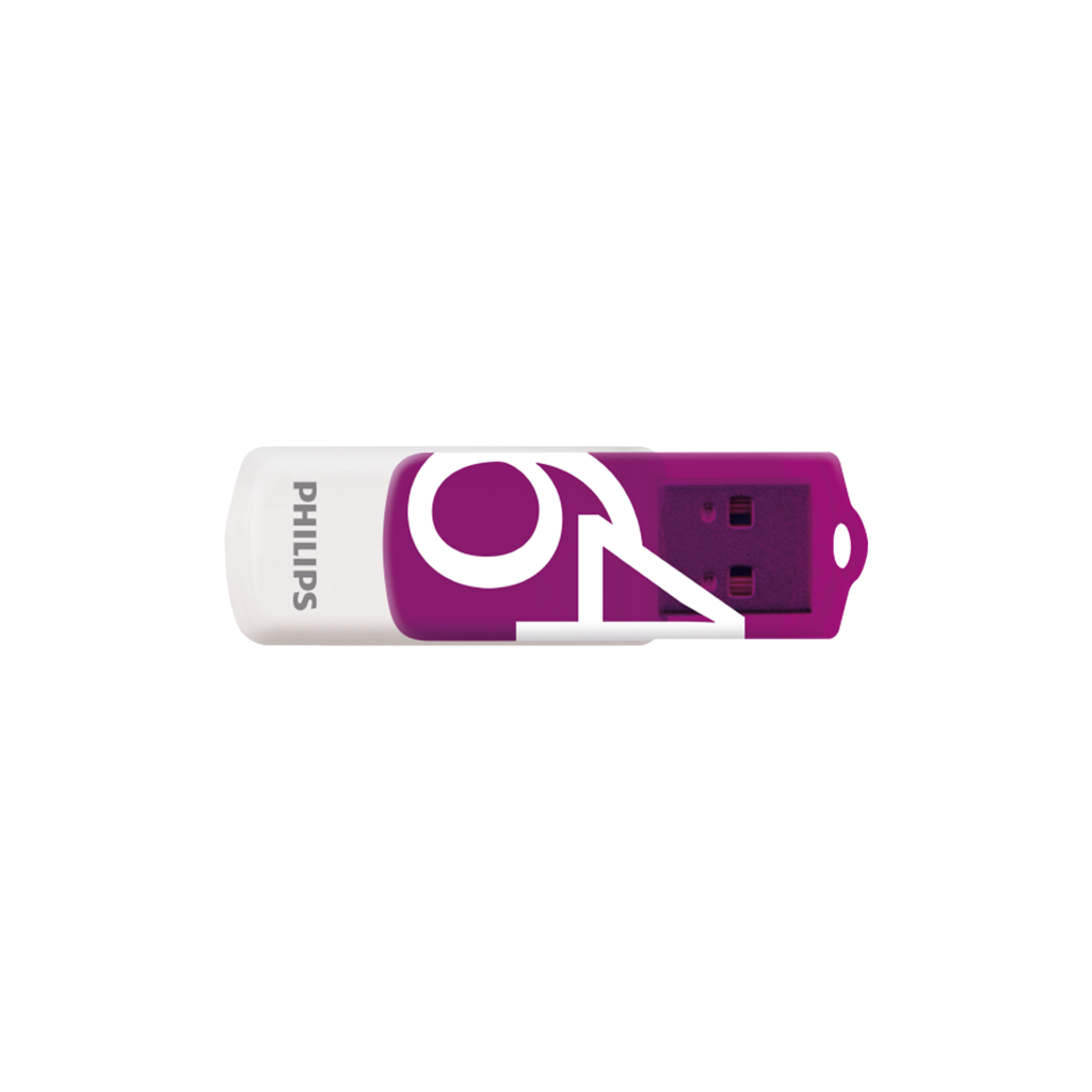 PHILIPS FM64FD05B, 64GB, USB 2.0, Vivid, Mor, Flash Disk