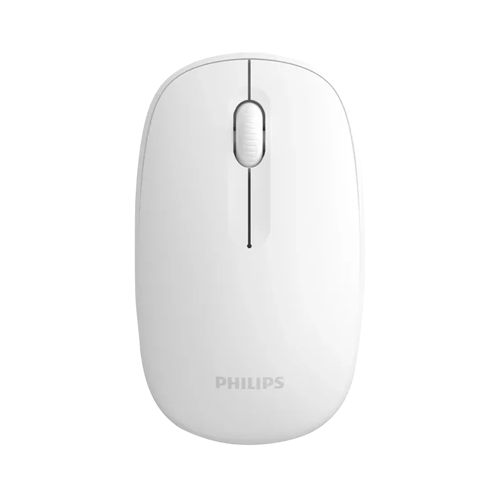 PHILIPS SPK7318W, Beyaz, USB Nano 2,4Gh Kablosuz, 1600dpi, Optic, Sessiz Click, 3 Tuşlu, Mouse