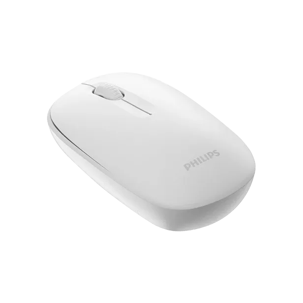 PHILIPS SPK7318W, Beyaz, USB Nano 2,4Gh Kablosuz, 1600dpi, Optic, Sessiz Click, 3 Tuşlu, Mouse