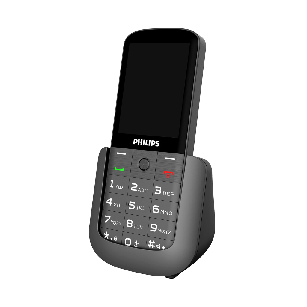 PHILIPS Xenium E227, 32Mb, Siyah, 32Mb Ram, 2,8inc Ekran, Arka Kamera, Çift Sim Desteği, FM Radyo, 1700mAh Pil, El Feneri, Türkiye Garantili