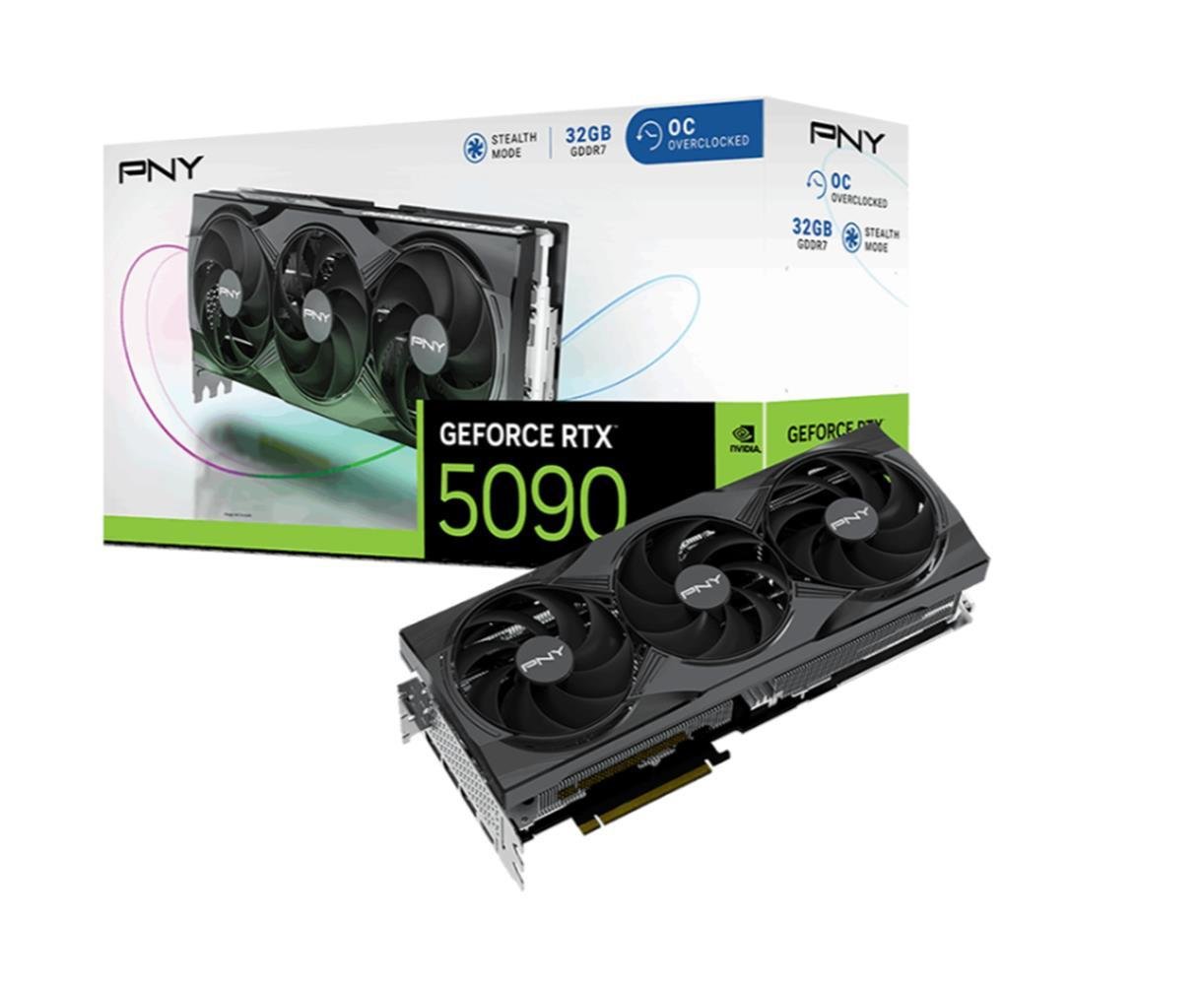 Pny GeForce RTX5090 32GB Overclocked GDDR7 512Bit (VCG509032TFXPB1-O) Ekran Kartı