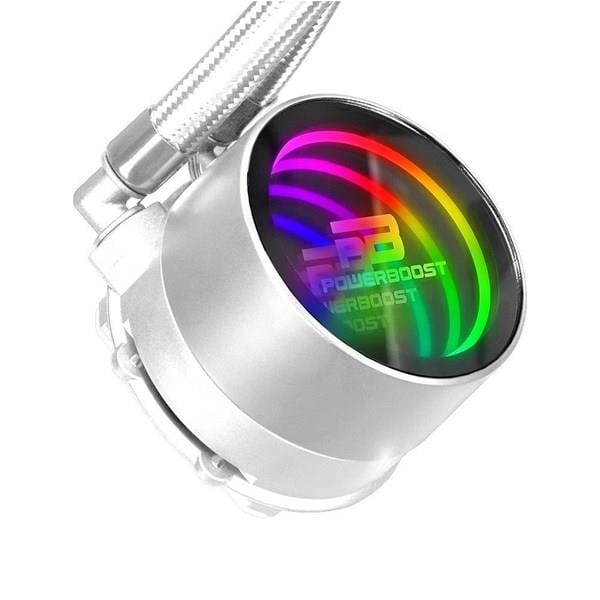 POWERBOOST 360mm DEEP PB-LCS-PI360-W ARGB Sıvı Soğutmalı AM5-1851p İşlemci Fanı Beyaz