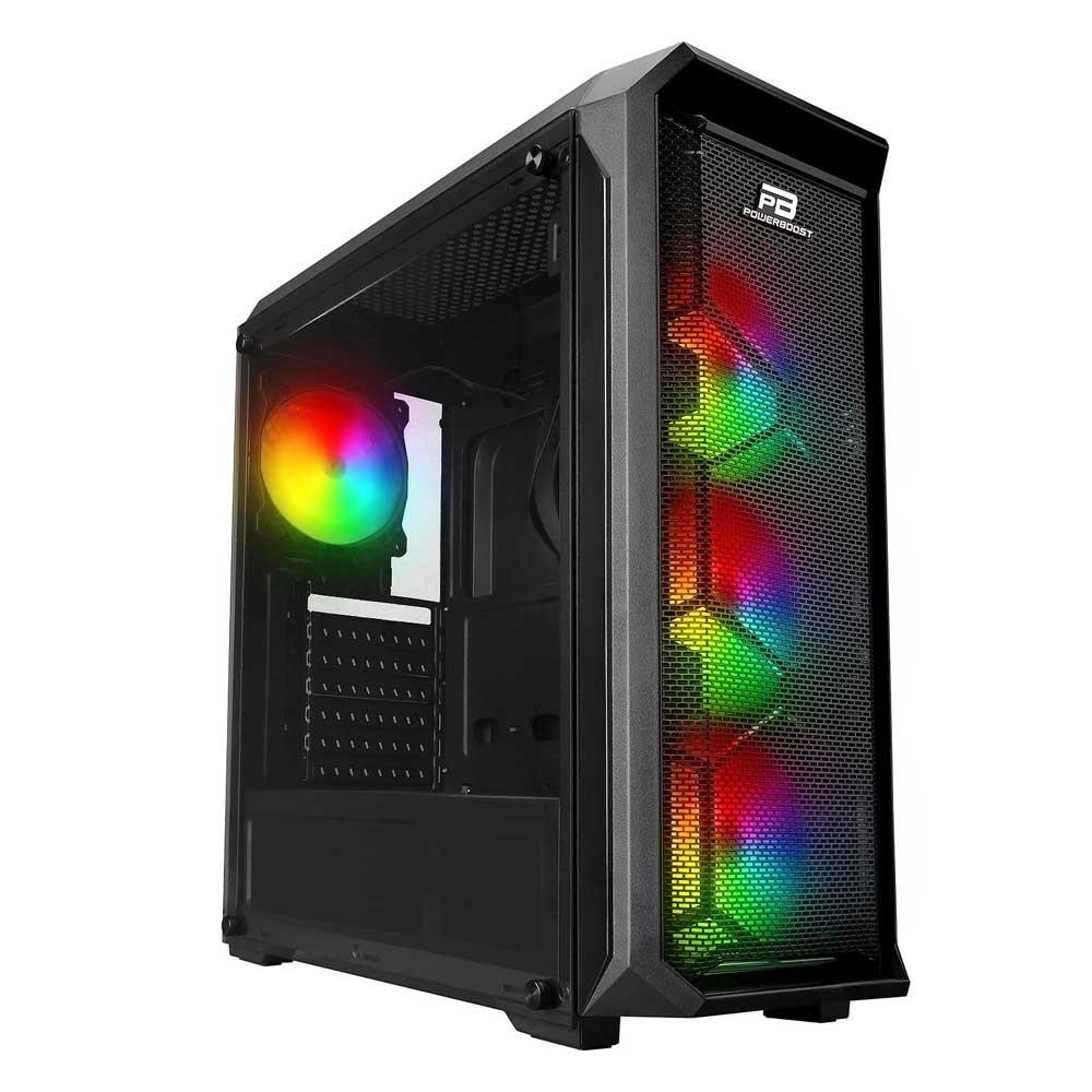 POWERBOOST 600W 80+ VK-P15B 4-ARGB Fanlı Gaming Mid-Tower PC Kasası