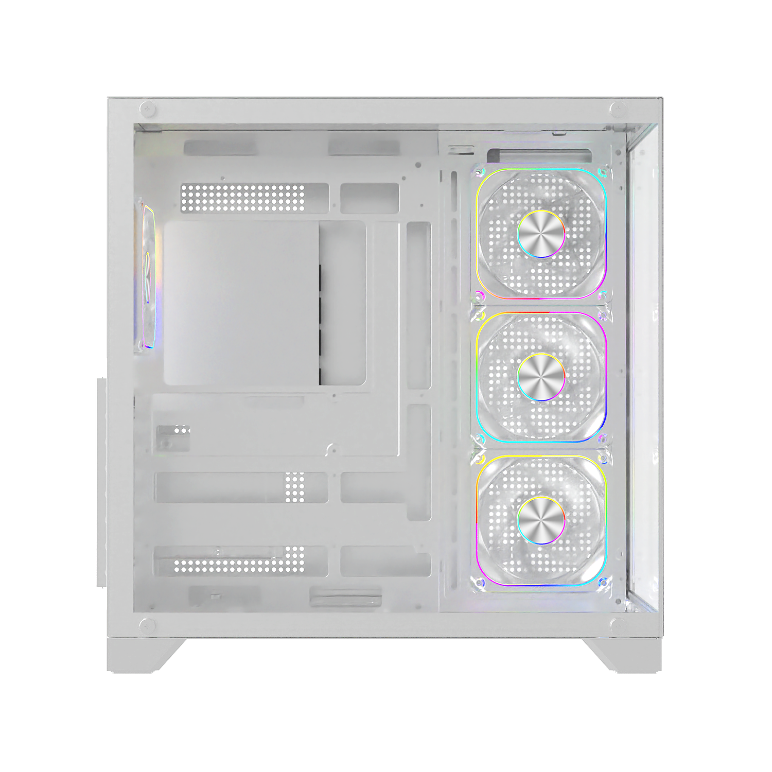 POWERBOOST 750W 80+ BRONZE PB-C9025W 4-ARGB Fanlı Gaming Mid-Tower PC Kasası