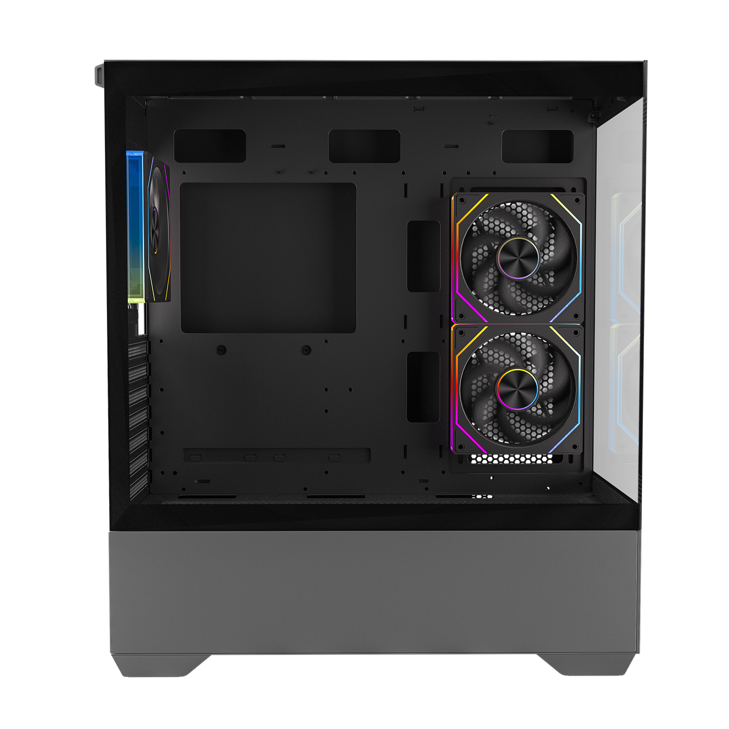 POWERBOOST 750W 80+ BRONZE PB-J9031B 3-ARGB Fanlı Gaming Mid-Tower PC Kasası