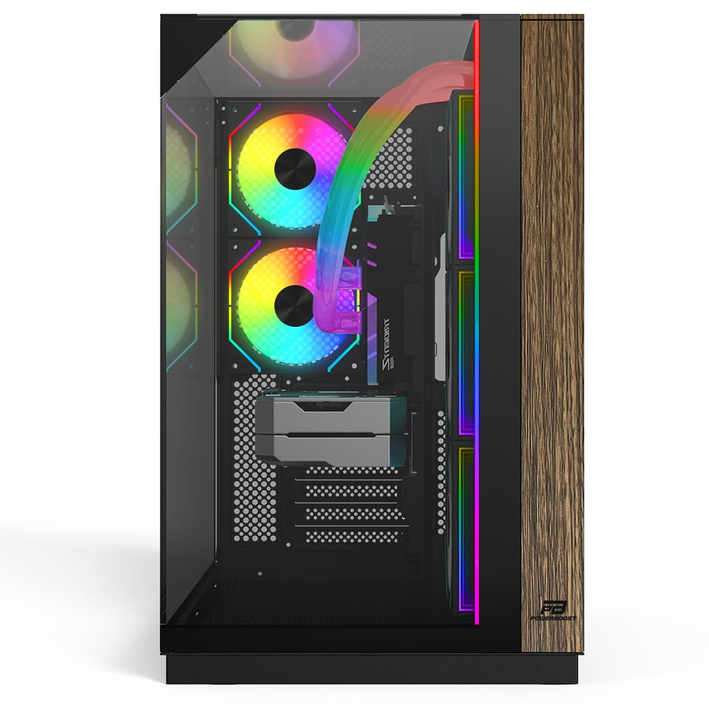 POWERBOOST ECLIPSE JBST-PBA100B 8-ARGB Fanlı Gaming Mid-Tower PC Kasası