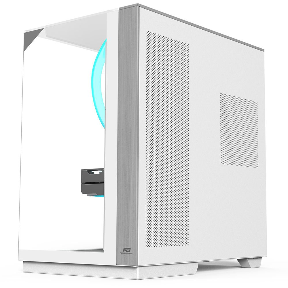 POWERBOOST ECLIPSE JBST-PBA100W 8-ARGB Fanlı Gaming Mid-Tower PC Kasası Beyaz