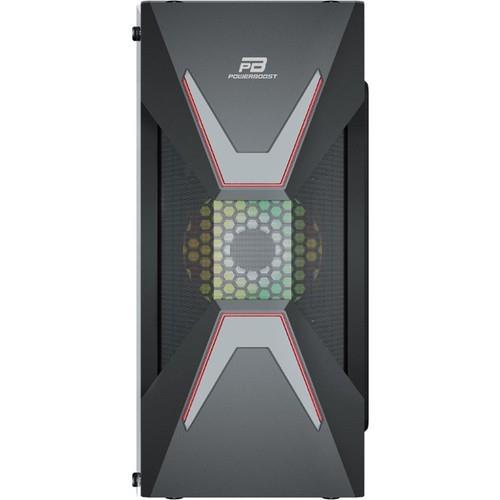 POWERBOOST VK-G3621C 3-RGB FANLI GAMING MID-TOWER PC KASASI