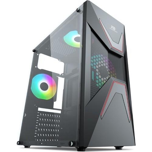 POWERBOOST VK-G3621C 3-RGB FANLI GAMING MID-TOWER PC KASASI