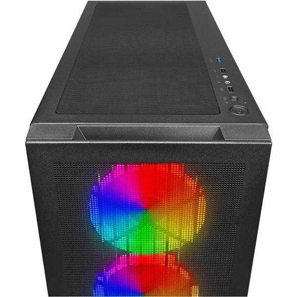 POWERBOOST VK-G4306S 4-ARGB FANLI GAMING MID-TOWER PC KASASI 360MM SIVI SOĞUTUCU DESTEĞİ
