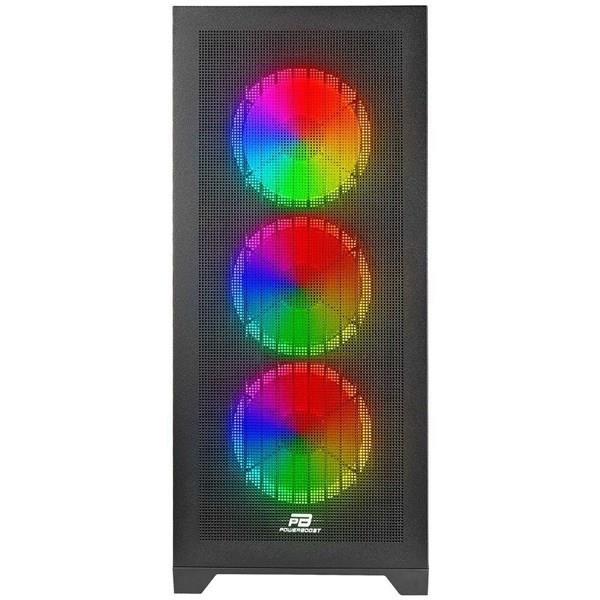 POWERBOOST VK-G4306S 4-ARGB FANLI GAMING MID-TOWER PC KASASI 360MM SIVI SOĞUTUCU DESTEĞİ