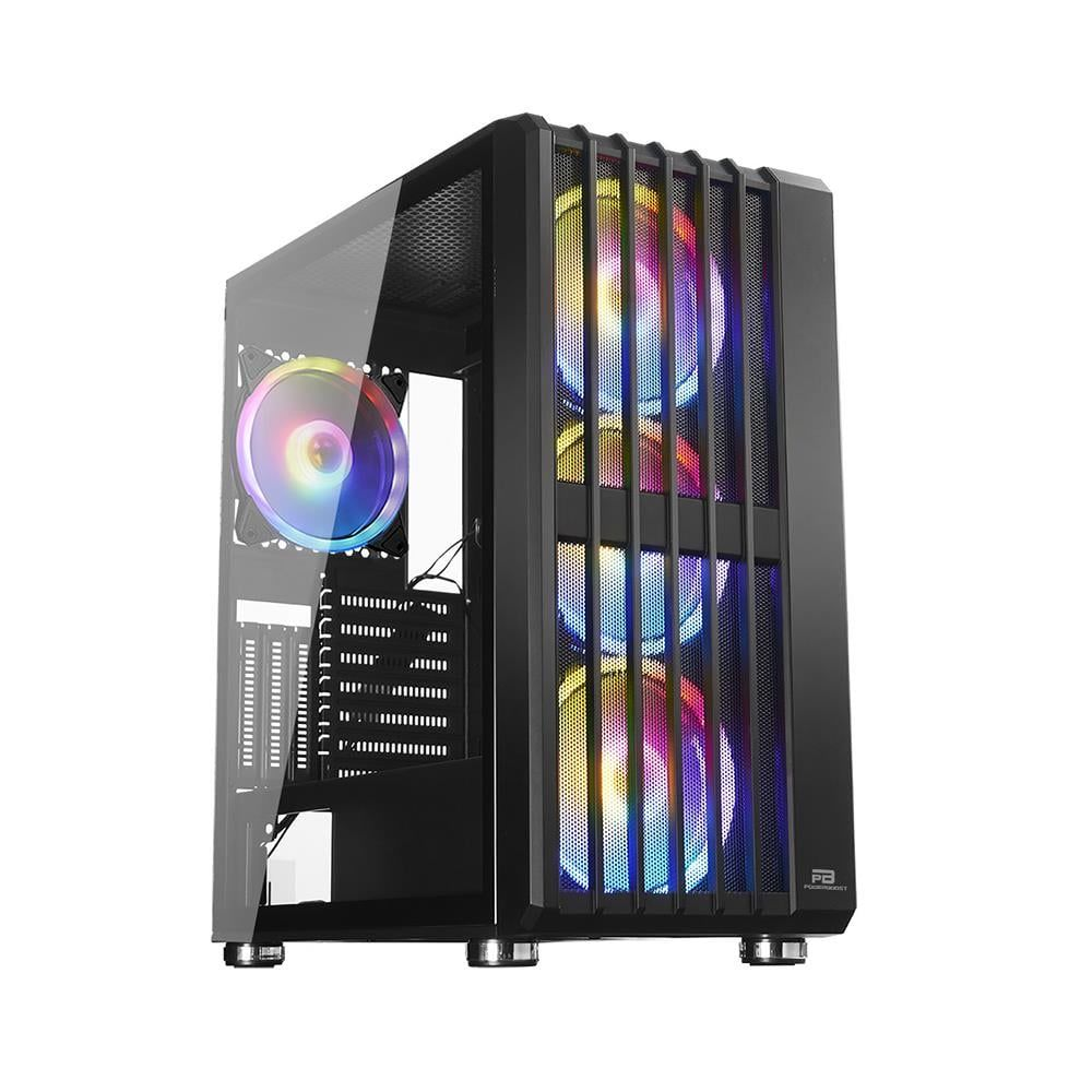 POWERBOOST VK-H002B 4-ARGB Fanlı Gaming Mid-Tower PC Kasası