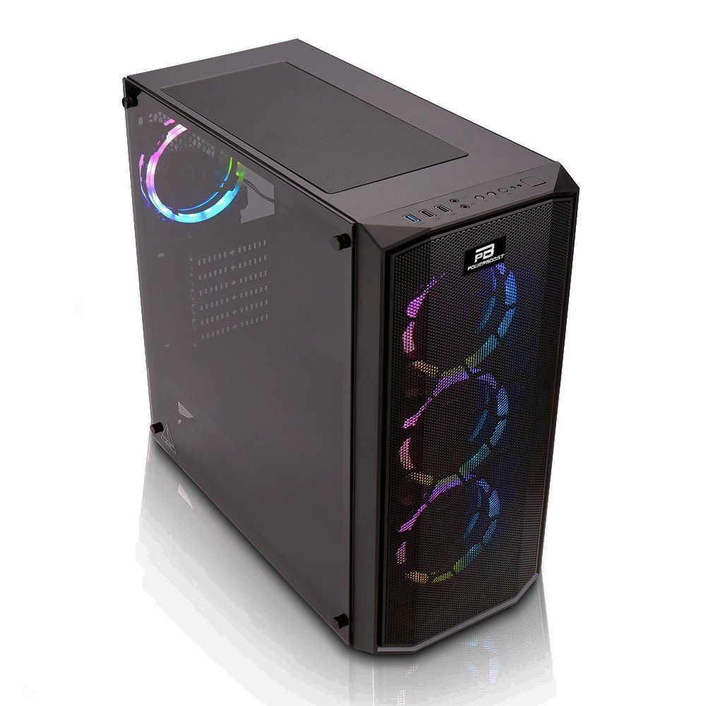 POWERBOOST X58RGB 4-ARGB Fanlı Gaming Mid-Tower PC Kasası