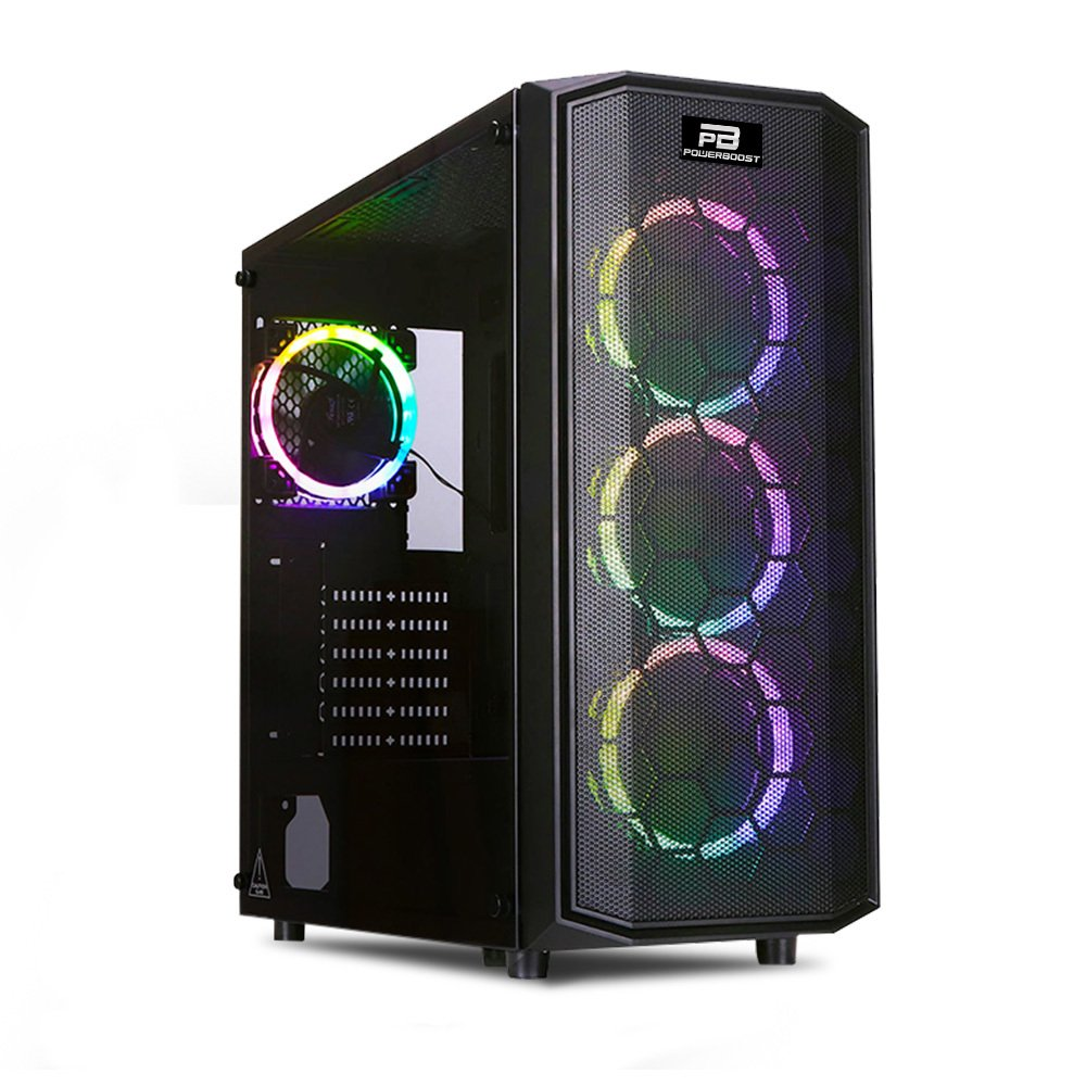 POWERBOOST X58RGB 4-ARGB Fanlı Gaming Mid-Tower PC Kasası