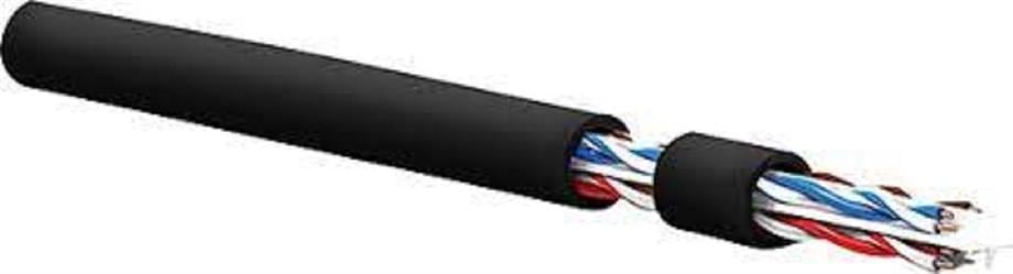QPORT Q-CATO2 23AWG 500 METRE MAKARALI SİYAH KABLO.QportYeni ÜrünlerNNKQPO0003
