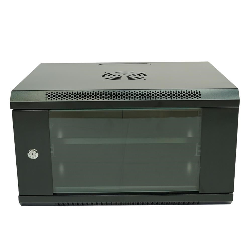 Racksan ML-6407S 7U Duvar Tipi Kabinet (350-530-400) Raf+Fan+Priz