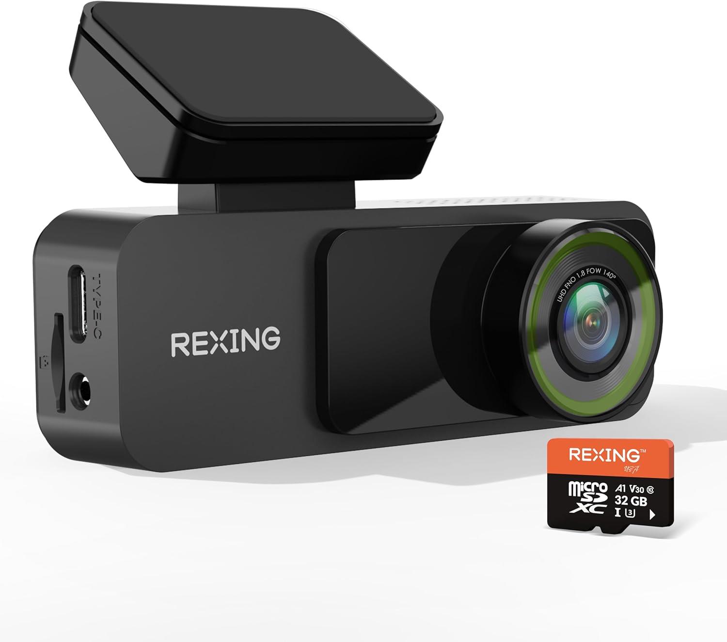 REXING V1 LITE 2K WIFI ARAC KAMERASI + 32GB SD KAR