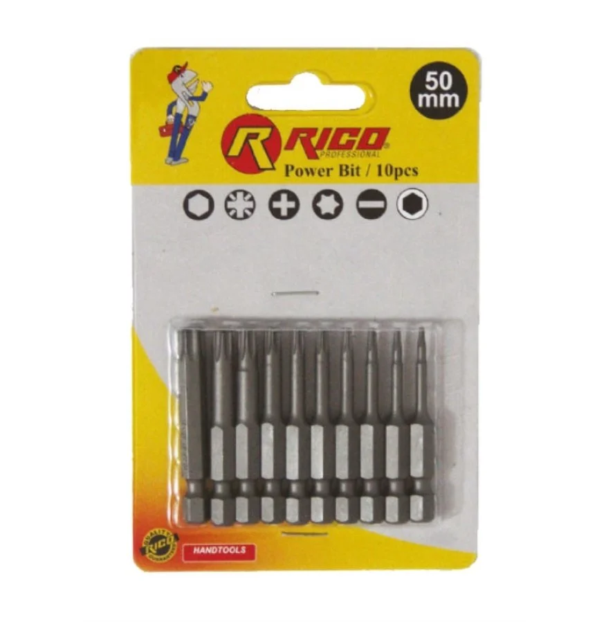 RİCO TORX BİTS SETİ 10 PRÇ. 50MM 005-KK1131RİCOMutfak | Banyo ve Ev GereçleriB05652