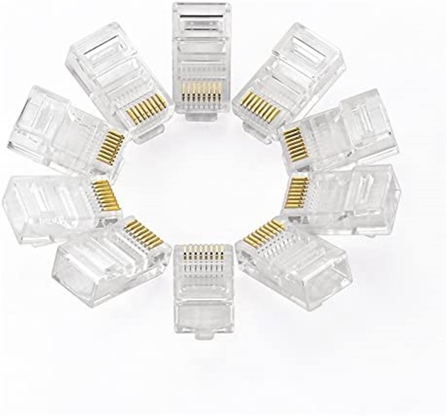 RJ45 KONNEKTÖR-YENİ NESİL PAKET (100 ADET) RJ45 KONNEKTÖR-YENİ NESİL (ADET) | Mb Teknoloji | Bilgisayar Elektronik Gaming Ekipmanlar | BaşodaAğ Kabloları ve AdaptörleriB04164