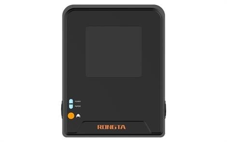 RONGTA 203dpi RP400A 104mm 152mm/sn USB + Seri + Ethernet Kesicili Termal Transfer Barkod Etiket Yazıcı