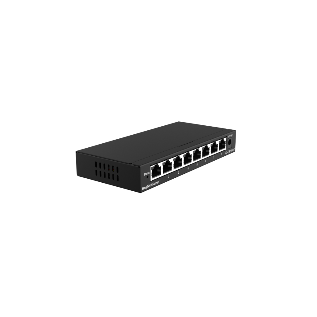 RUIJIE REYEE RG-ES208GC  8 Port GigaBit , Colud Yönetilebilir Switch  Metal Kasa