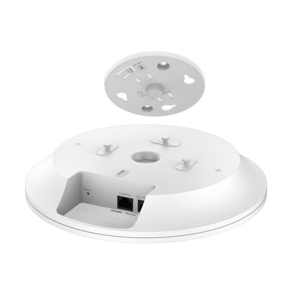RUIJIE Reyee RG-RAP2266, AX3000, 1Port GigaBit, 2974Mbps, Dual Band, Wifi 6, PoE, Tavan Tipi, Reyee Mesh, Access Point