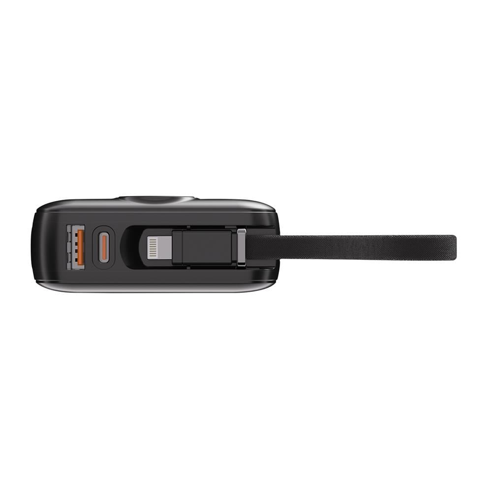 S-link G450 20000mAh PD45W+QC3.0 Dahili Kablolu Siyah LCD Taşınabilir Pil Şarj Cihazı Powerbank