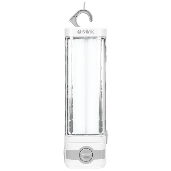 S-link SL-3657 Beyaz-Grey 4V 1500mAh 1+36 Ledli Işıldak