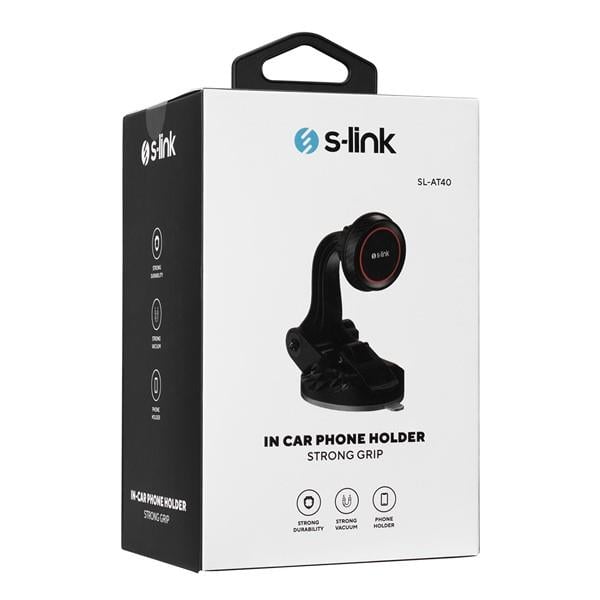 S-link SL-AT40 Universal Ayarlanabilir Siyah Mıknatıslı telefon tutucu
