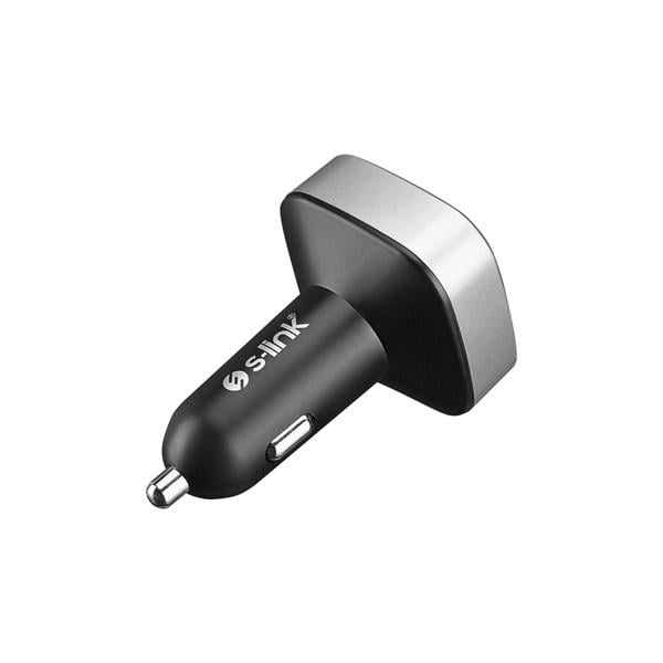 S-link SL-BT401 RGB Bluetooth V5.0 Led Ekran Tf Kart 64G(Max) Çift USB QC3.0+5V/2.4A Hızlı Şarjlı Fm Transmitter