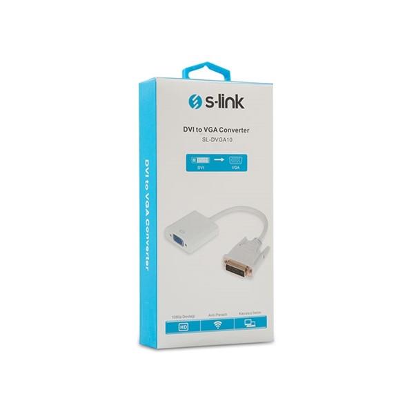 S-link SL-DVGA10 DVI-D to VGA Active Konnektör