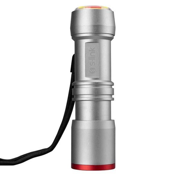 S-link SL-F850 2W COB+3W Led 3x AAA Pil Işık Ayarlı Led El Feneri