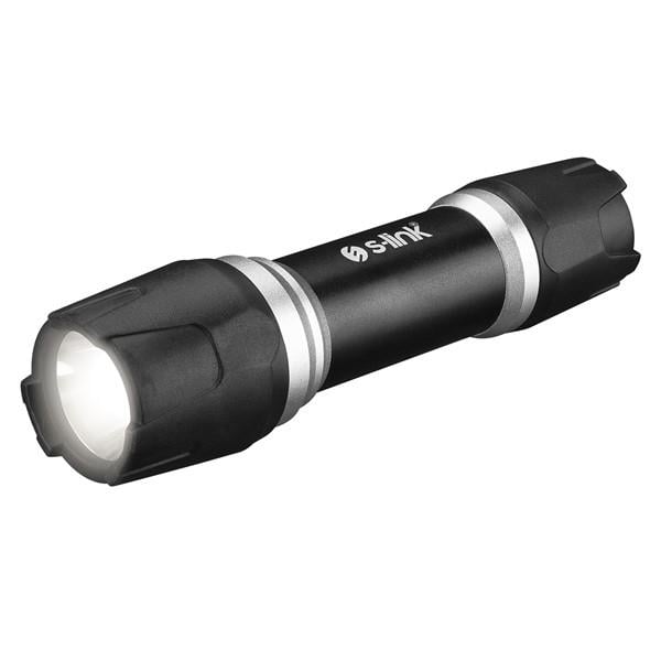 S-link SL-F855 3W Led 3x AAA Pil Alt ve Üstünde Kauçuk Korumalı Led El Feneri