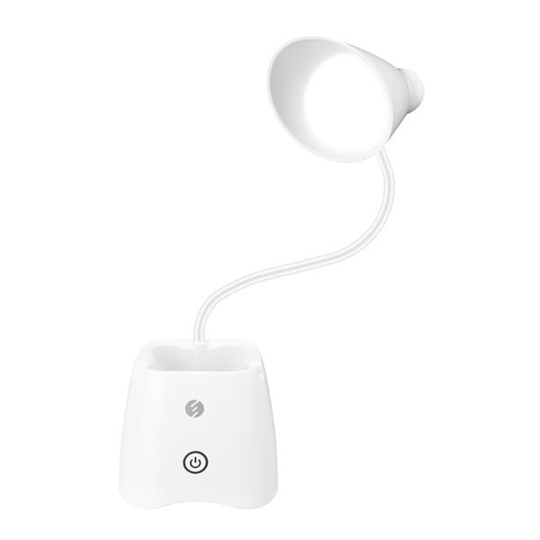 S-link SL-M9052 Beyaz 14 Ledli 3V 500mAh Kalemlikli Masa Lambası