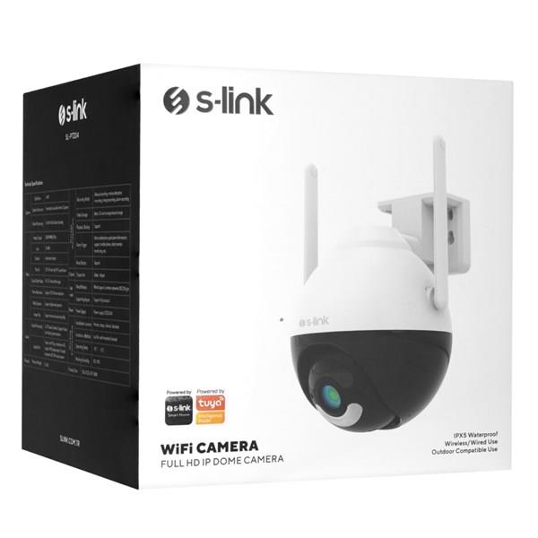 S-link SL-PTZ04 4MP Lens 3.6mm Hareket algılamalı Smart TF Kart Dual Band Wifi IP Kamera Tuya