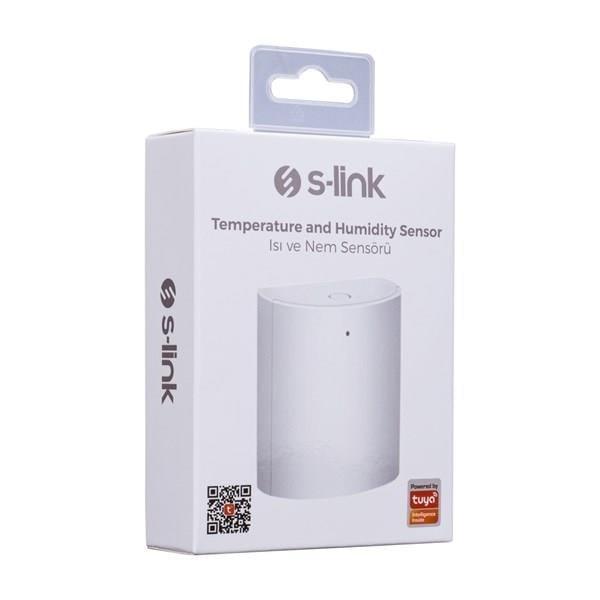 S-link SL-ZS04 Zigbee Sensör Sıcaklık ve Nem Sensörü Zigbee TUYA Uyumlu