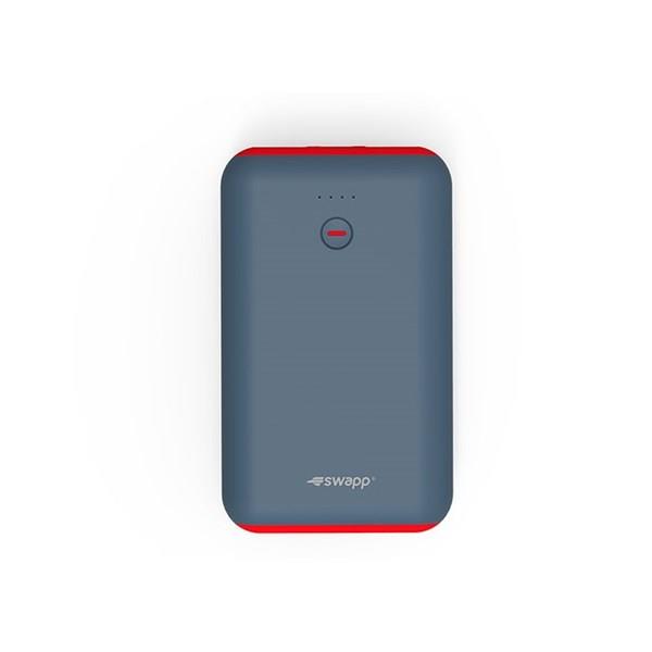 S-Link Swapp IP-S75 7500mAh Powerbank Gri/Kırmızı Taşınabilir Pil Şarj Cihazı
