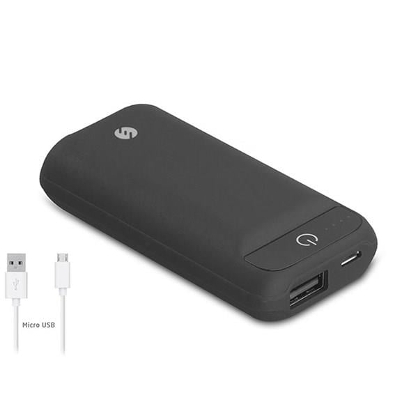 S-Link Swapp SWP-52 5200mAh Powerbank Dokunmatik Led Lamba Siyah Taşınabilir Pil Şarj Cihazı