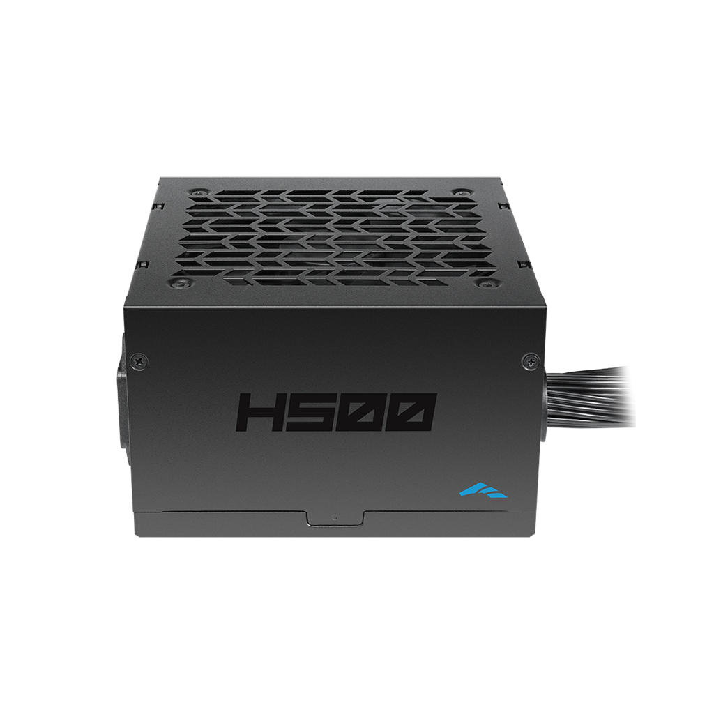 SAMA H500, 500W, Black, 80 Plus, Aktif PFC, Siyah, GAMING, ATX, Power Supply (PSU)