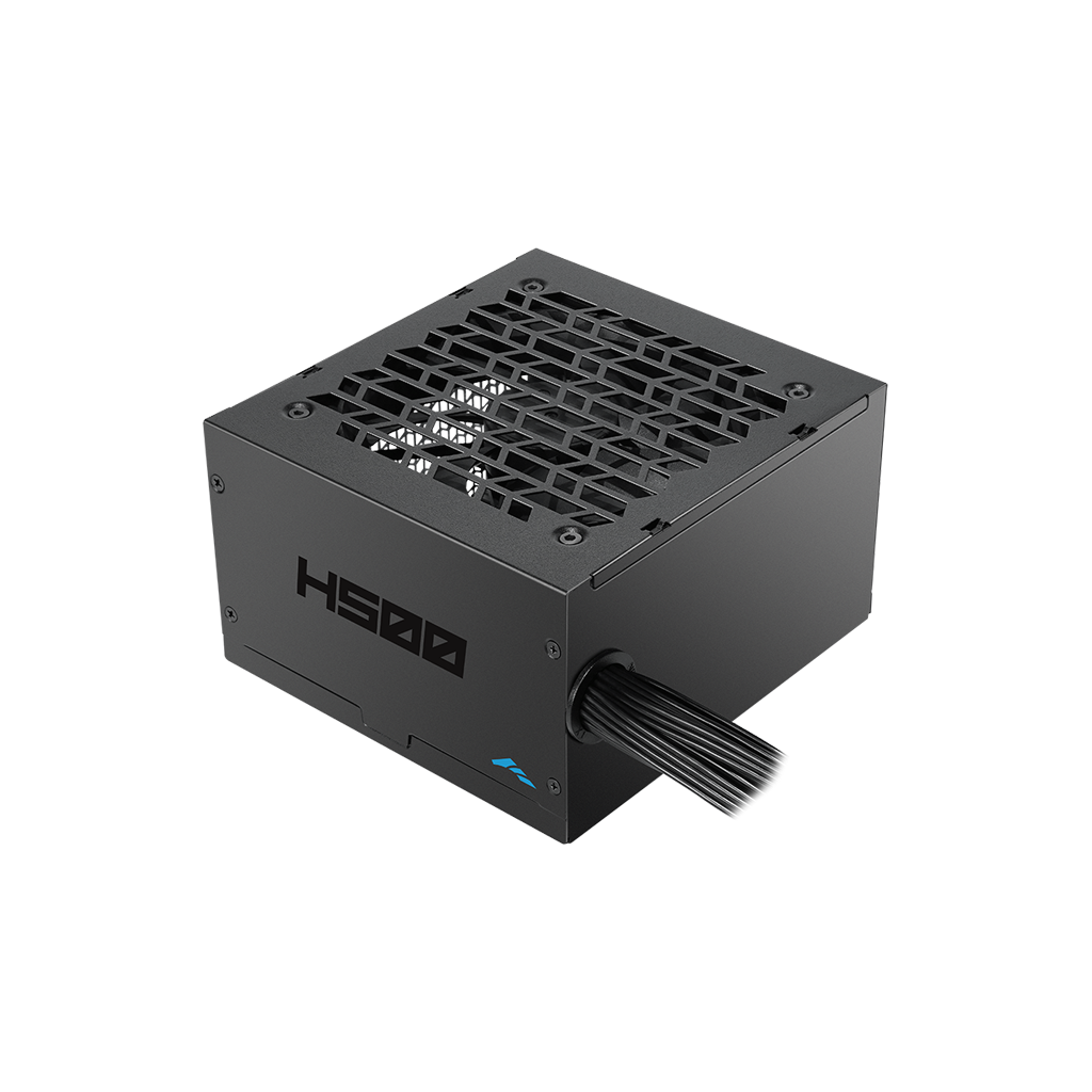 SAMA H500, 500W, Black, 80 Plus, Aktif PFC, Siyah, GAMING, ATX, Power Supply (PSU)