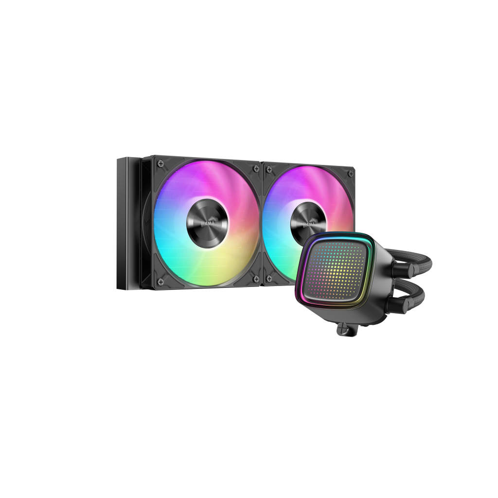 SAMA L50-240BK, Black, 240mm, 2x120mm ARGB Fan, CPU Sıvı Soğutma