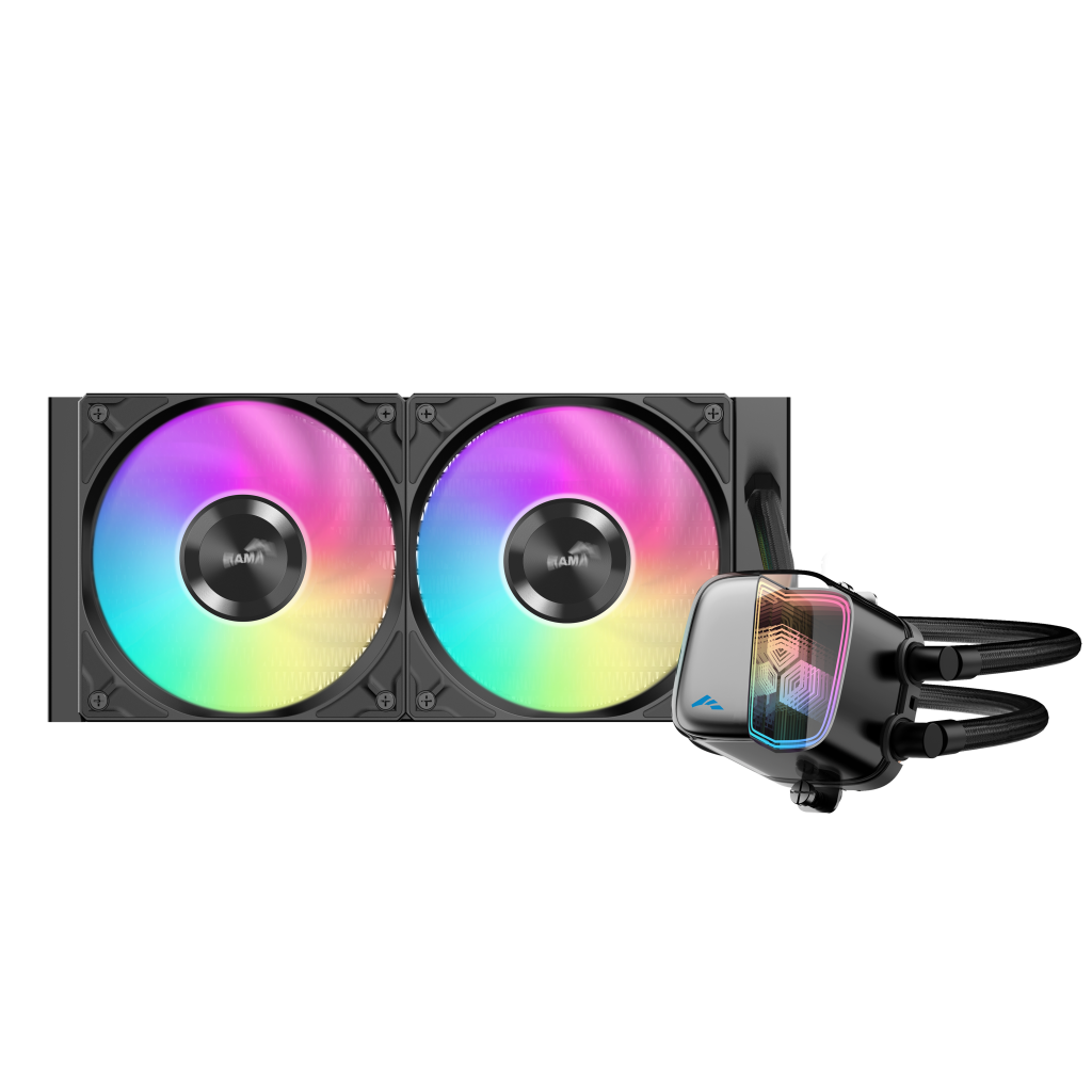 SAMA L70-240BK, Black, 240mm, 2x120mm ARGB Fan, CPU Sıvı Soğutma