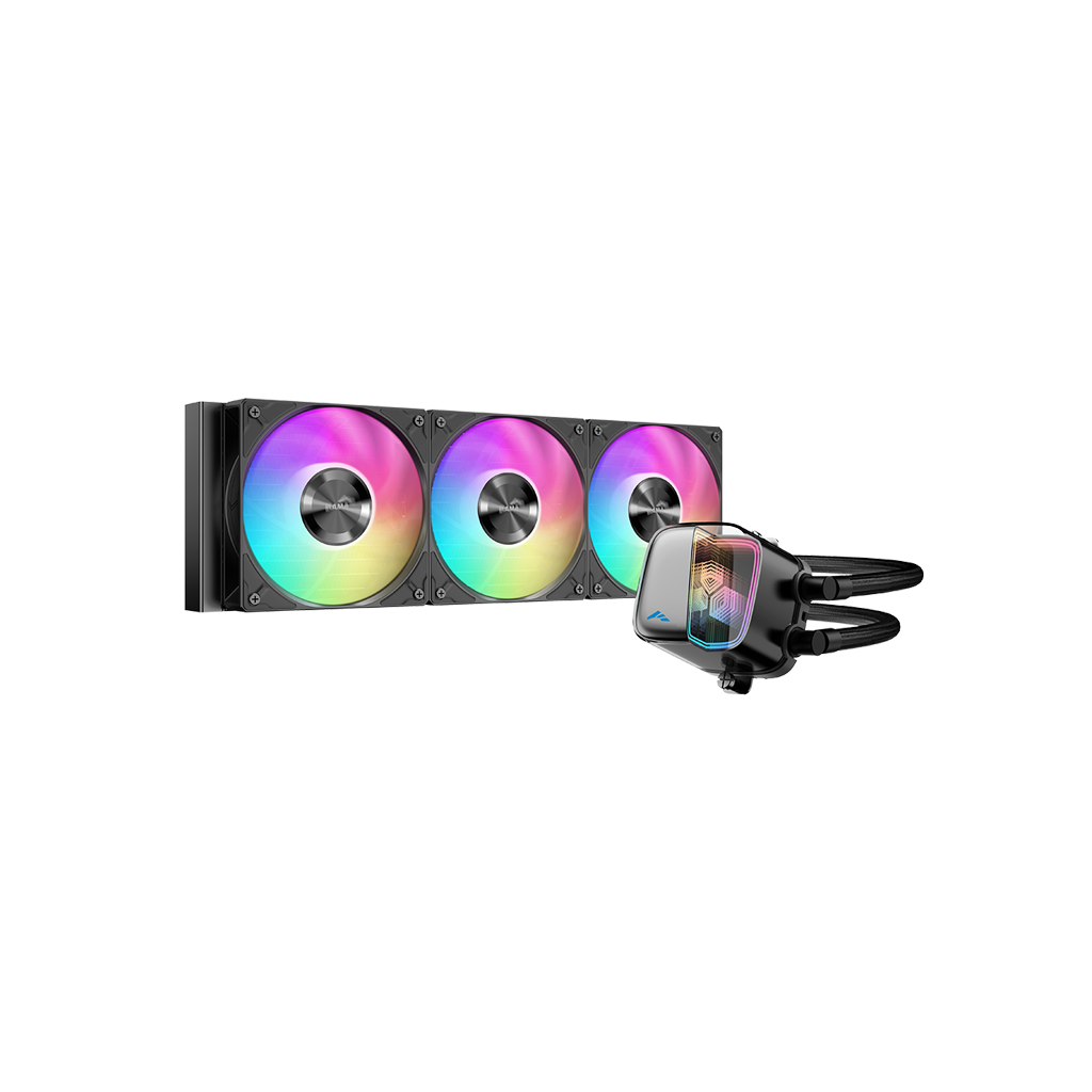 SAMA L70-360BK, Black, 360mm, 3x120mm ARGB Fan, CPU Sıvı Soğutma