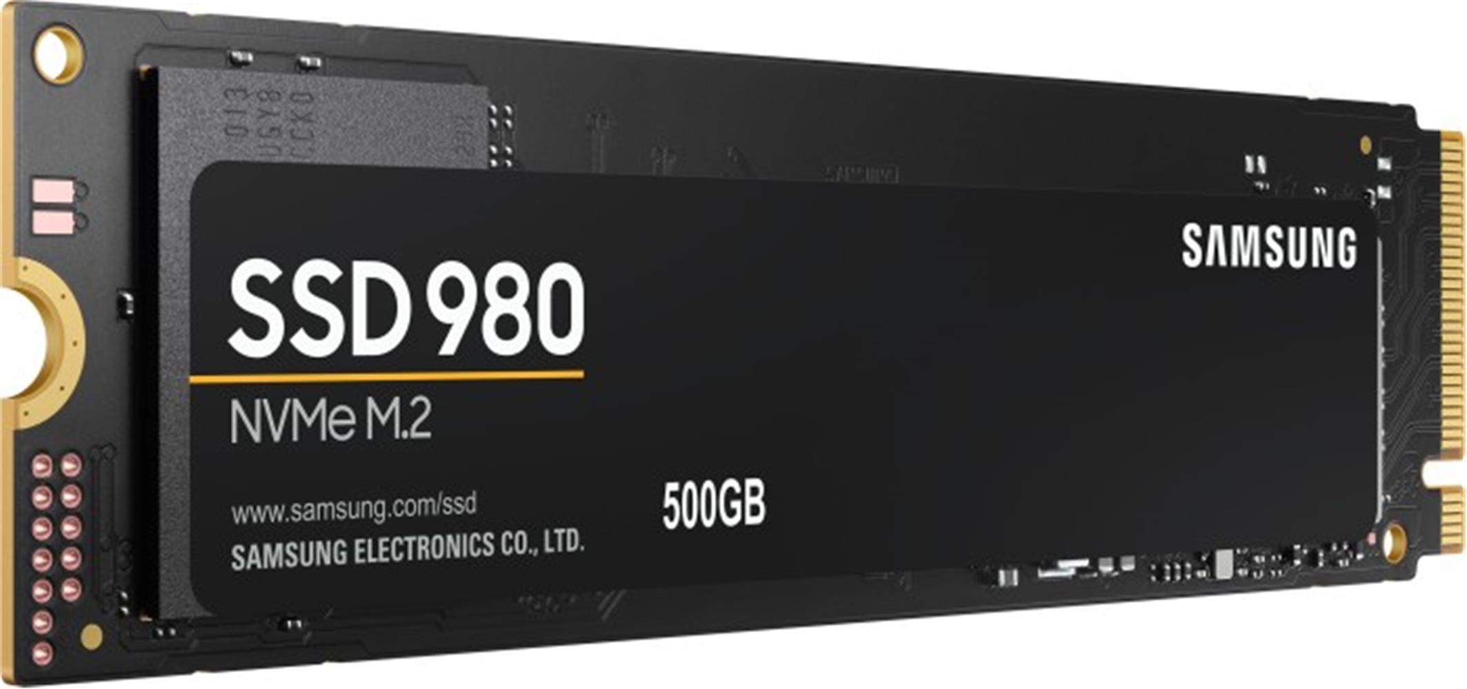 Samsung 500GB 980 M.2 2280 NVMe 3100MB- s 2600MB-s MZ-V8V500BW Ssd Harddisk