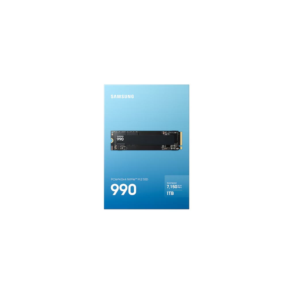 SAMSUNG MZ-V9V1T0BW, 990 , 1TB, 7150/6450, Gen4, NVMe PCIe M.2 2280, SSD (Türkiye Distribütörü Garantili)